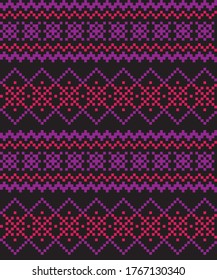 Fondo de la isla de la feria de Navidad púrpura para textiles de moda, ropa de cama y gráficos