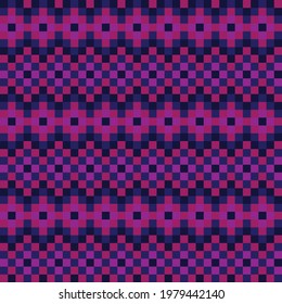 Purple Christmas fair isle pattern background for fashion textiles, knitwear and graphics