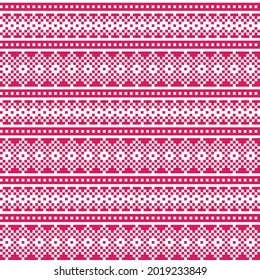 Purple Christmas fair isle pattern background for fashion textiles, knitwear and graphics