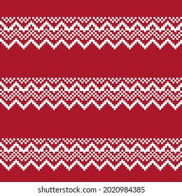 Purple Christmas fair isle pattern background for fashion textiles, knitwear and graphics