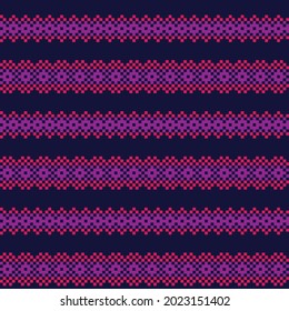 Purple Christmas fair isle pattern background for fashion textiles, knitwear and graphics