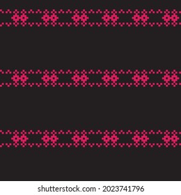 Purple Christmas fair isle pattern background for fashion textiles, knitwear and graphics