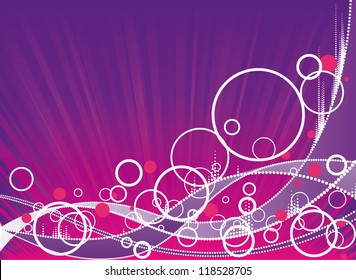 Purple Circle Background
