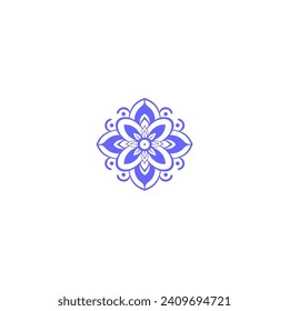 purple circle mandala set design