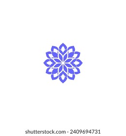 diseño de conjunto de mandala de círculo púrpura