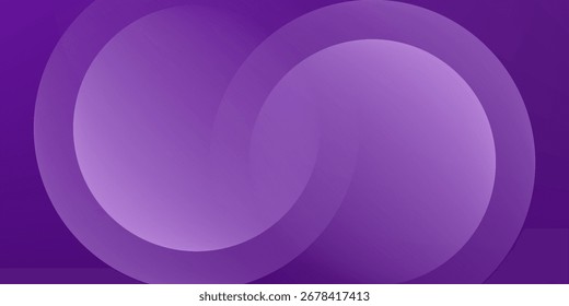 Círculo púrpura se superpone con el fondo abstracto moderno para el diseño de la Plantilla, Anuncio, cartel, Fondo de pantalla. Ilustración vectorial	