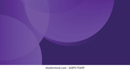 Fondo abstracto moderno de la superposición del círculo púrpura para la Ilustración vectorial eps10 del diseño de la Plantilla