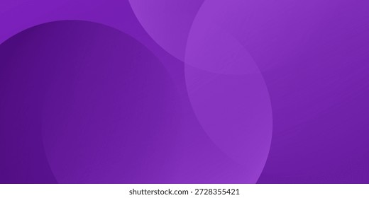 Purple circle overlap modern abstract background for template design, banner, poster, wallpaper. Vector Eps10