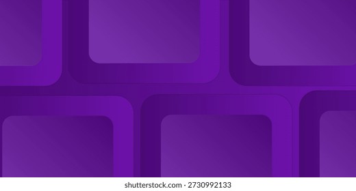 Purple circle overlap modern abstract background for template design, banner, poster, wallpaper. vector illustration	
