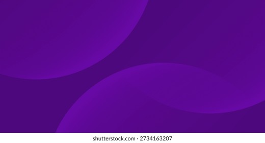 Círculo roxo se sobrepõe ao fundo abstrato moderno para design de modelo, banner, cartaz, papel de parede.	