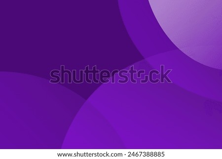 Purple circle overlap modern abstract background for template design, banner, poster, wallpaper. vector illustration	