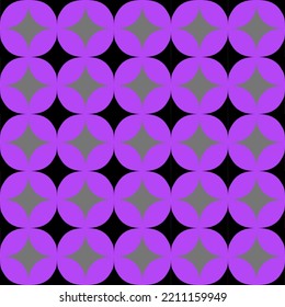 Purple circle pattern on black background. Design wallpaper for halloween background.