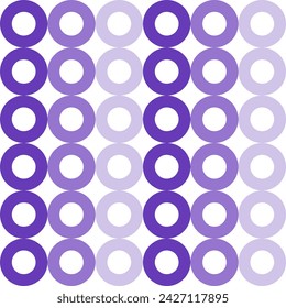 Purple circle pattern. Circle vector seamless pattern. Decorative element, wrapping paper, wall tiles, floor tiles, bathroom tiles.