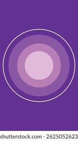 Purple Circle Radial layer background. Sun rays template.