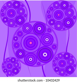 purple circle vector