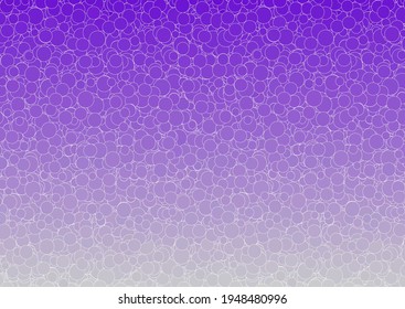 Purple circles background. Purple confetti. Vector illustration.