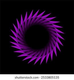 violette Kreise, die schön sind