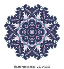 purple circular pattern on white background