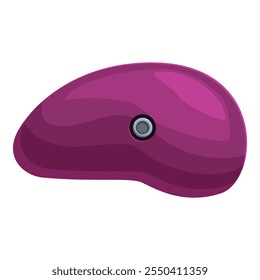 Violett Kletterhalterung bietet einen sicheren Griff für Kletterer, die Innenwände skalieren