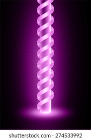 purple color bright laser beam Light Abstract Technology background for computer graphic website internet and business. circuit. sound wave. glowing neon lights. vector. dark black background. 