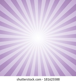 Purple Color Burst Background. Vector Illustration