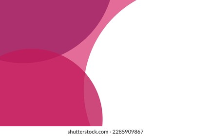Purple color circles background with overlap layer. For wallpaper, cover, banner, poster, placard and presentation. Abstract background for business card and flyer template, vector illustration 