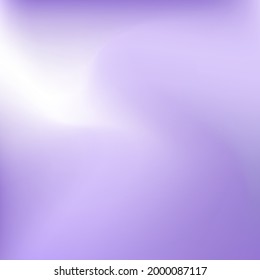 Purple Color Curve Cold Dynamic Swirl Gradient Mesh. Fashion Paint Fluid Spotlight Blurred Texture. Trendy Violet Watercolor Lavender Background. Pastel White Vibrant Liquid Gradient Background.