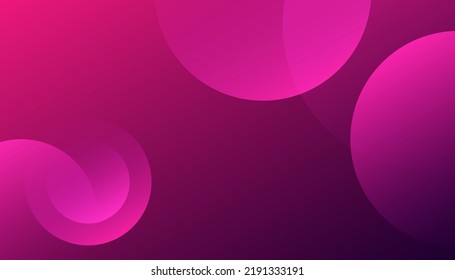 Purple color and dynamic shape. Circle Creative Wallpaper. Trendy gradient shapes composition. Eps10 vector. - Vector