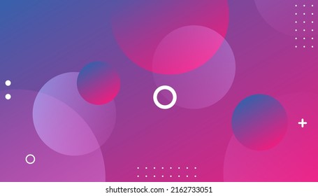 purple color and dynamic shape. simple shapes with trendy gradients. vector design template for banner, advertising, poster, cover