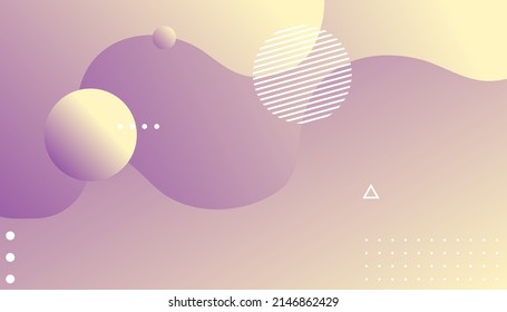 color púrpura y forma dinámica. Diseño de elementos geométricos con textura dinámica con decoración de puntos. Ilustración moderna del vector de luz gradiente