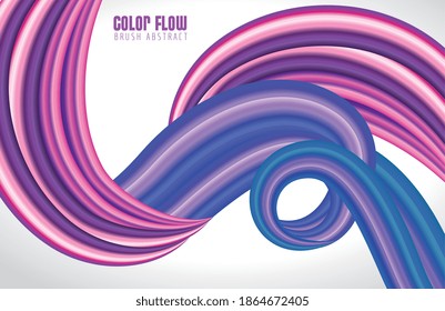 purple color flow poster in white background vector illustration design
