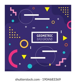 purple color geometric minimal background vector illustration design