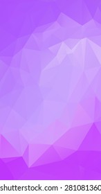 Purple Color geometric rumpled triangular low poly style vector Background for Smart phone