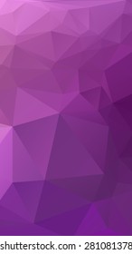 Purple Color geometric rumpled triangular low poly style vector Background for Smart phone