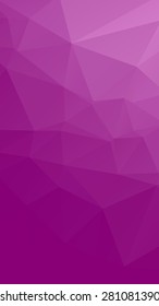 Purple Color geometric rumpled triangular low poly style vector Background for Smart phone