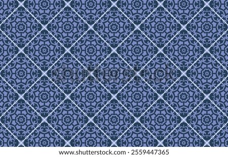 Purple color geometric tile pattern
