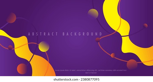 purple color gradient background design. Abstract geometric background with liquid shapes. Cool background design for posters. Eps10 vector illustration.
