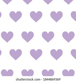 purple color heart pattern on white background, love, vector