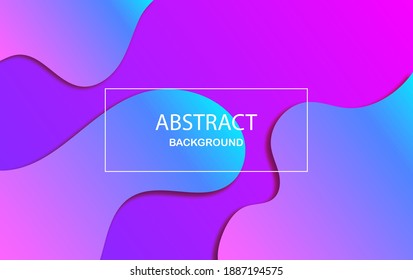 purple color Liquid abstract background with shadow vector illustration 