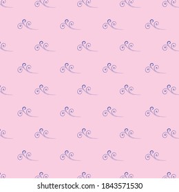 purple color modern decorative patterns on pink background vector