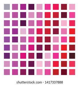 Pink Purple Color Chart