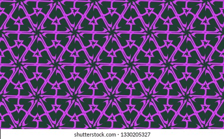 Purple color Pattern with abstract geometric design. Vector seamless illustration. Design for your interior wallpaper, fashion print, business presentation