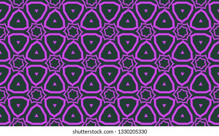 Purple color Pattern with abstract geometric design. Vector seamless illustration. Design for your interior wallpaper, fashion print, business presentation