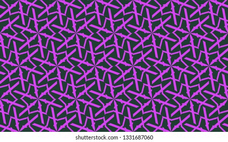 Purple color Pattern with abstract geometric design. Vector seamless illustration. Design for your interior wallpaper, fashion print, business presentation