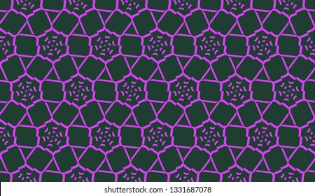 Purple color Pattern with abstract geometric design. Vector seamless illustration. Design for your interior wallpaper, fashion print, business presentation