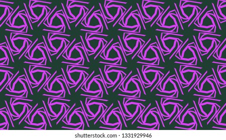 Purple color Pattern with abstract geometric design. Vector seamless illustration. Design for your interior wallpaper, fashion print, business presentation
