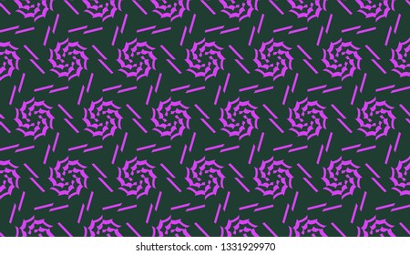 Purple color Pattern with abstract geometric design. Vector seamless illustration. Design for your interior wallpaper, fashion print, business presentation