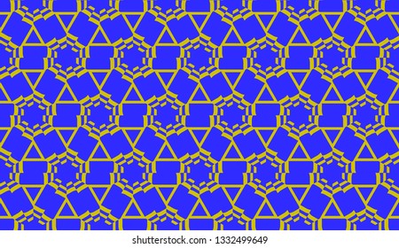 Purple color Pattern with abstract geometric design. Vector seamless illustration. Design for your interior wallpaper, fashion print, business presentation