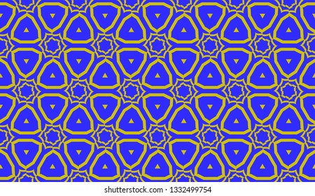 Purple color Pattern with abstract geometric design. Vector seamless illustration. Design for your interior wallpaper, fashion print, business presentation