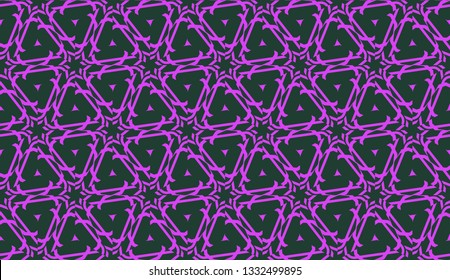 Purple color Pattern with abstract geometric design. Vector seamless illustration. Design for your interior wallpaper, fashion print, business presentation